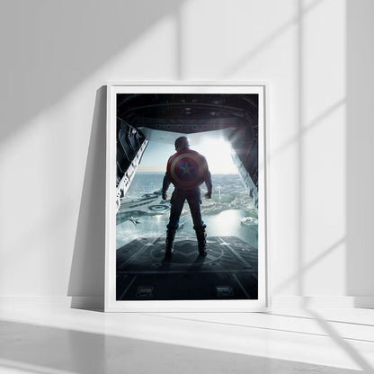 Flex Designs Poster Captain America The Winter Soldier Textless 8 x 10" Home Goods - Movie 2014 Movie Poster