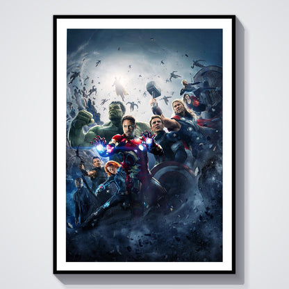Flex Designs Poster Avengers Age of Ultron Textless 8 x 10" Home Goods - Movie 2015 Movie Poster