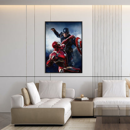 Flex Designs Poster Captain America Civil War Textless 5 x 7" Home Goods - Movie 2016 Movie Poster