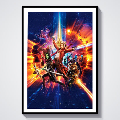 Flex Designs Poster Guardians of the Galaxy Vol 2 Textless 8 x 10" Home Goods - Movie 2017 Movie Poster