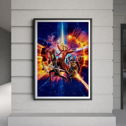 Flex Designs Poster Guardians of the Galaxy Vol 2 Textless 8 x 10" Home Goods - Movie 2017 Movie Poster