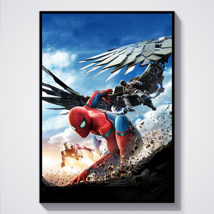 Flex Designs Poster Spider-Man Homecoming Textless 5 x 7" Home Goods - Movie 2017 Movie Poster
