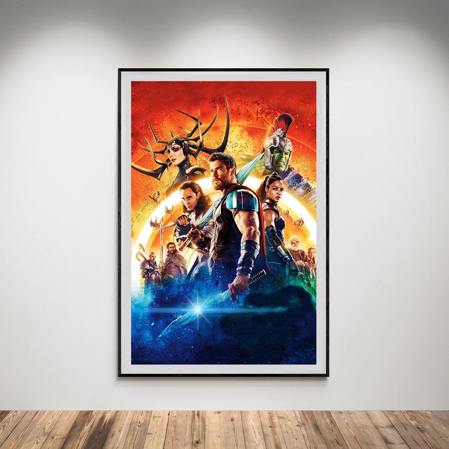 Flex Designs Poster Thor Ragnarok Textless 5 x 7" Home Goods - Movie 2017 Movie Poster