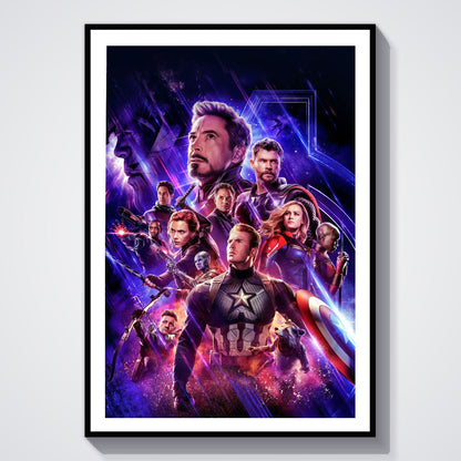Flex Designs Poster Avengers Endgame Textless 8 x 10" Home Goods - Movie 2019 Movie Poster