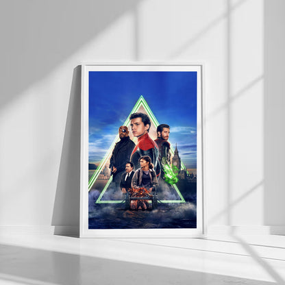 Flex Designs Poster Spider-Man Far From Home Textless 8 x 10" Home Goods - Movie 2019 Movie Poster