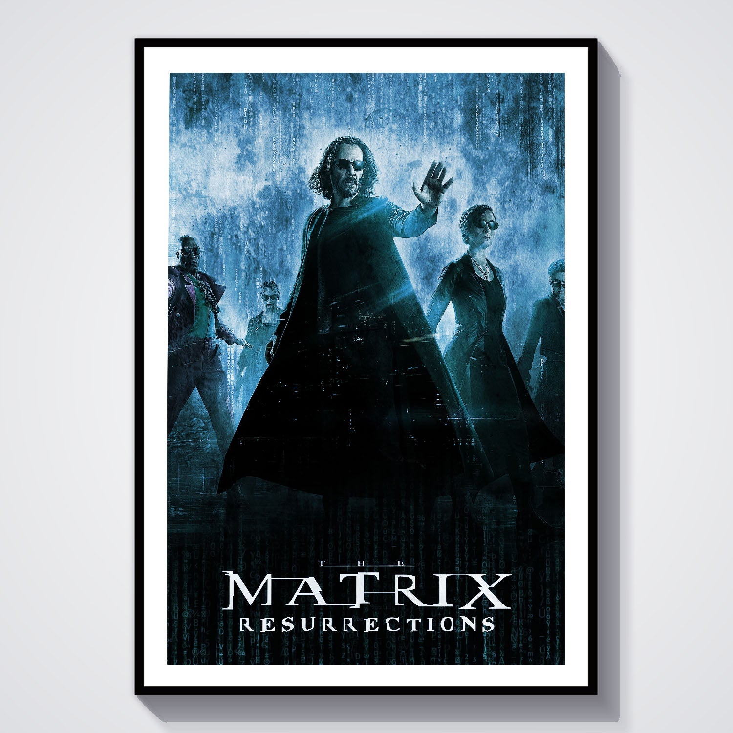 Flex Designs Poster The Matrix Resurrections Classic 8 x 10" Home Goods - Movie 2021 Movie Poster