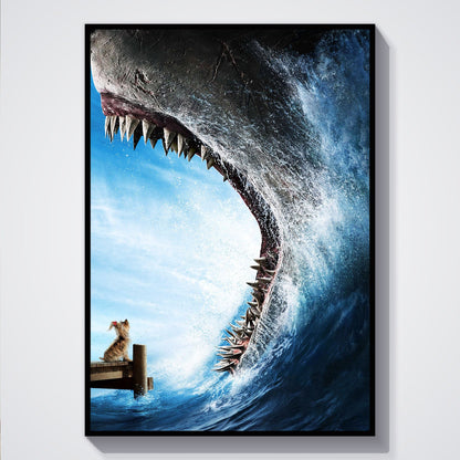 Flex Designs Poster Meg 2 - The Trench 5 x 7" Home Goods - Movie 2023 Movie Poster