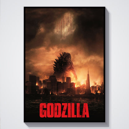 Flex Designs Poster Godzilla 2014 5 x 7" Home Goods - Movie 2014 Movie Poster