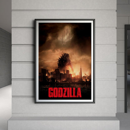 Flex Designs Poster Godzilla 2014 8 x 10" Home Goods - Movie 2014 Movie Poster