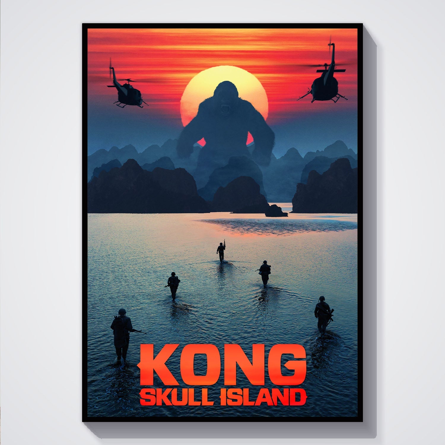 Flex Designs Poster Kong Skull Island 5 x 7" Home Goods - Movie 2017 Movie Poster
