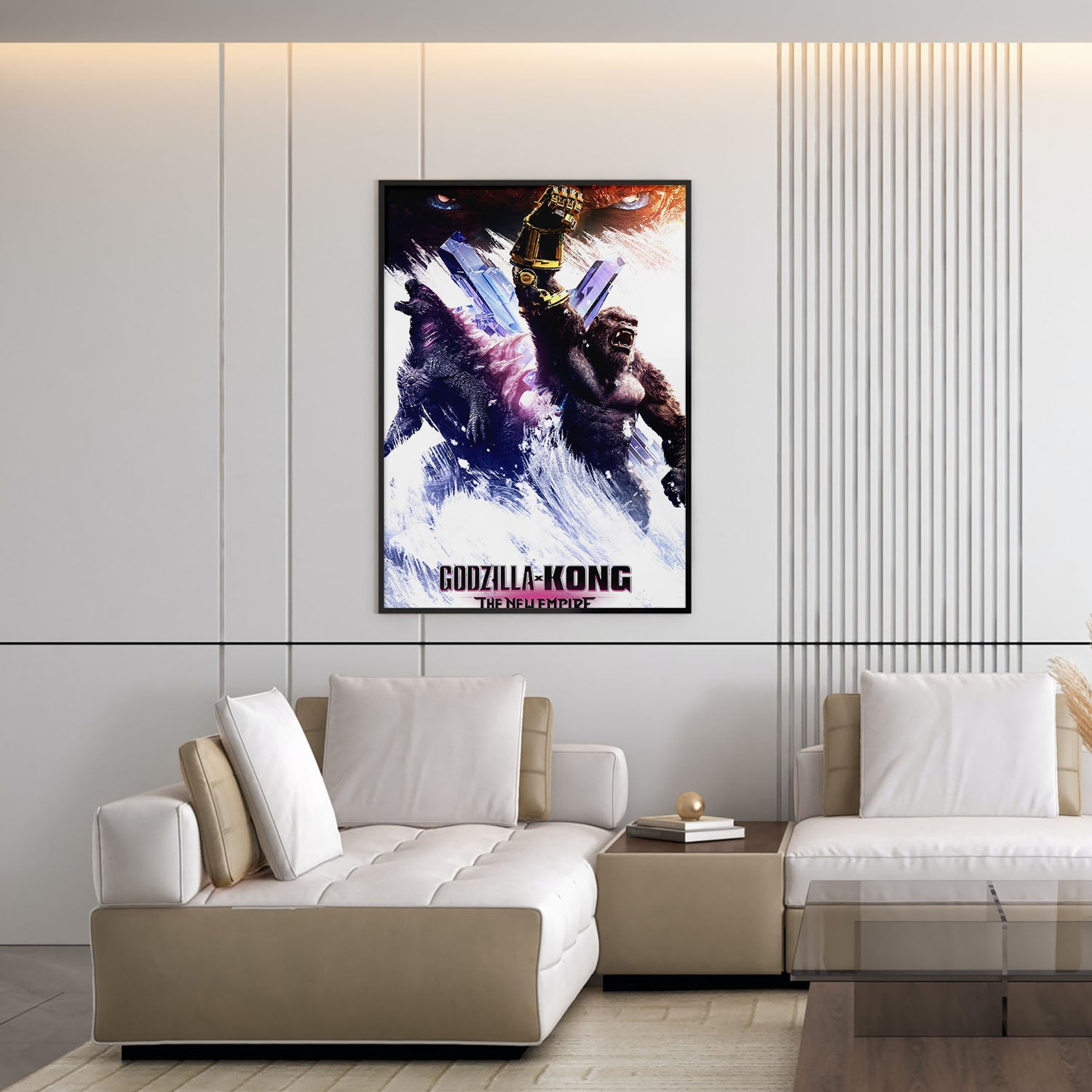 Flex Designs Poster Godzilla x Kong The New Empire 5 x 7" Home Goods - Movie 2024 Movie Poster