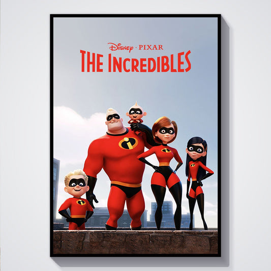 Flex Designs Poster The Incredibles 5 x 7" Home Goods - Movie 2004 Movie Poster