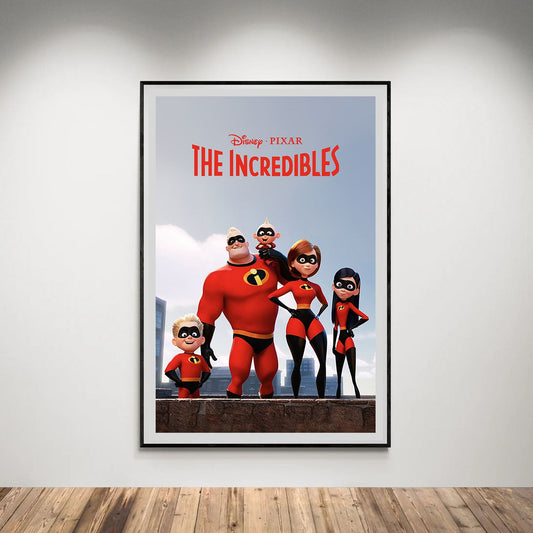 Flex Designs Poster The Incredibles 5 x 7" Home Goods - Movie 2004 Movie Poster