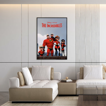 Flex Designs Poster The Incredibles 5 x 7" Home Goods - Movie 2004 Movie Poster
