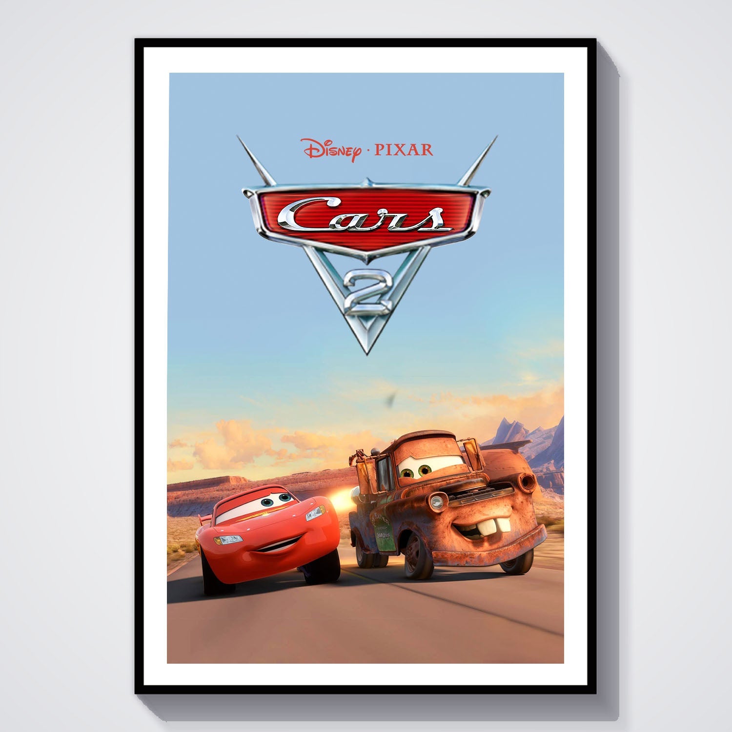 Flex Designs Poster Cars 2 8 x 10" Home Goods - Movie 2011 Movie Poster