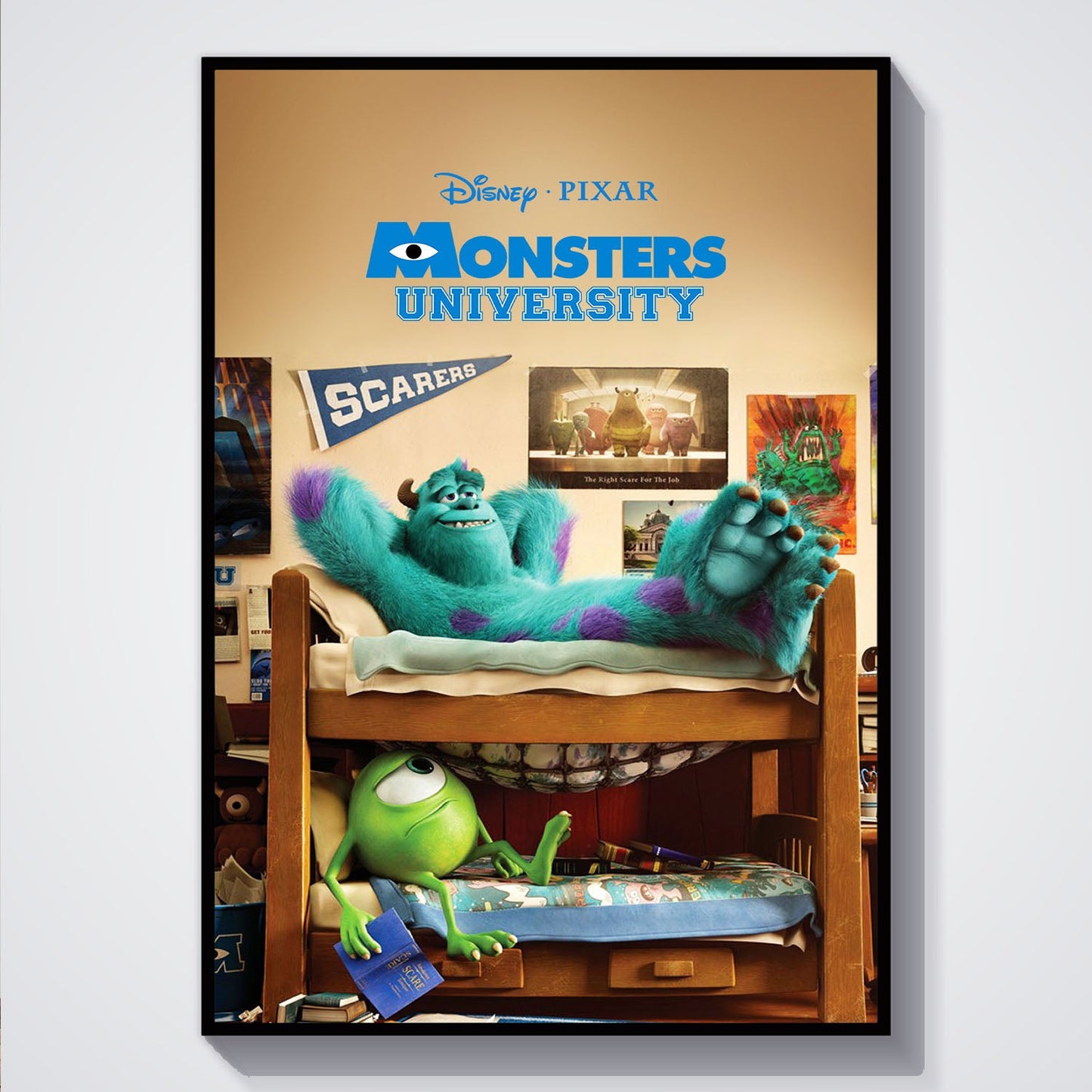 monsters university film poster Monsters University Poster Movie Poster – Flex Design Store