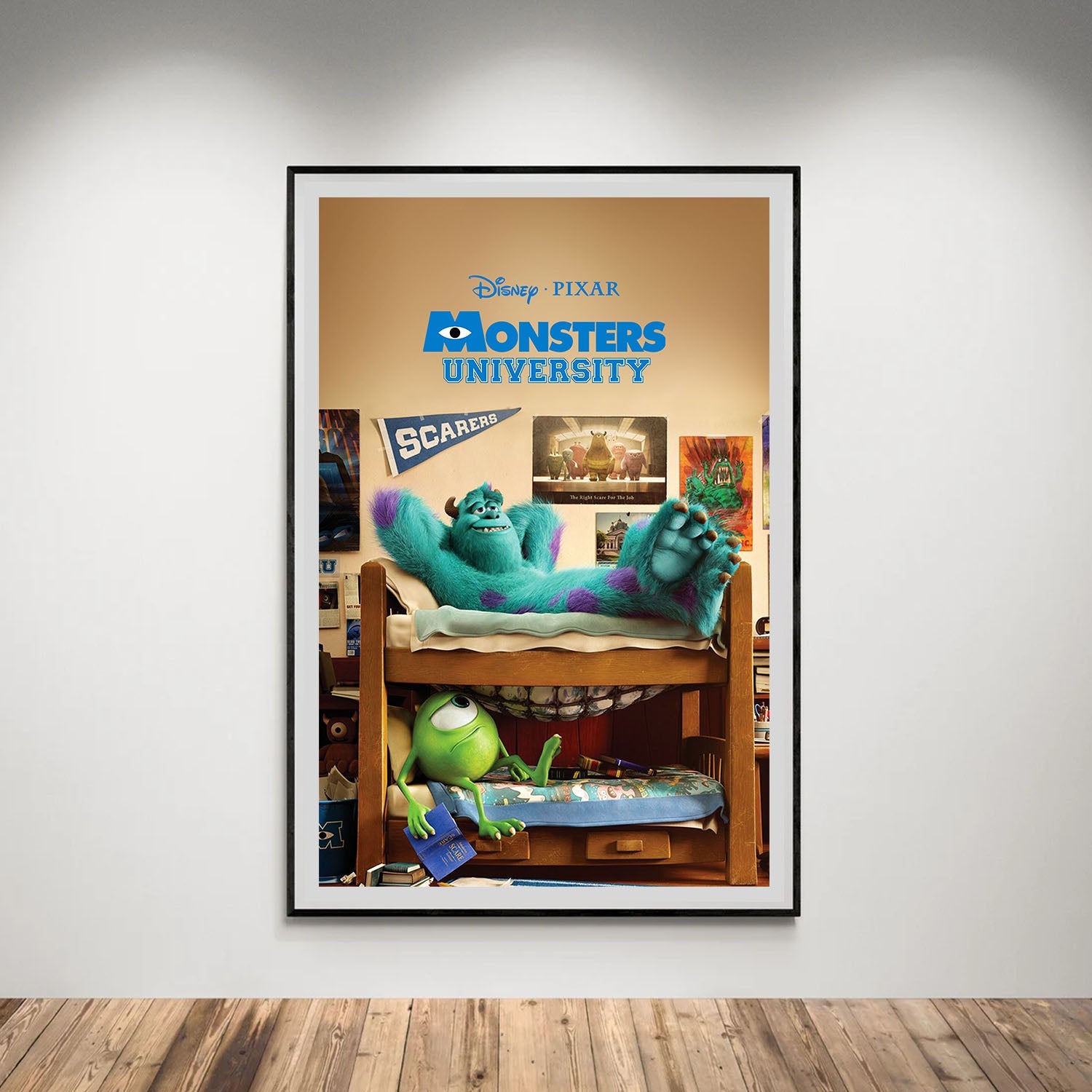 monsters university poster Monsters University Poster Movie Poster – Flex Design Store