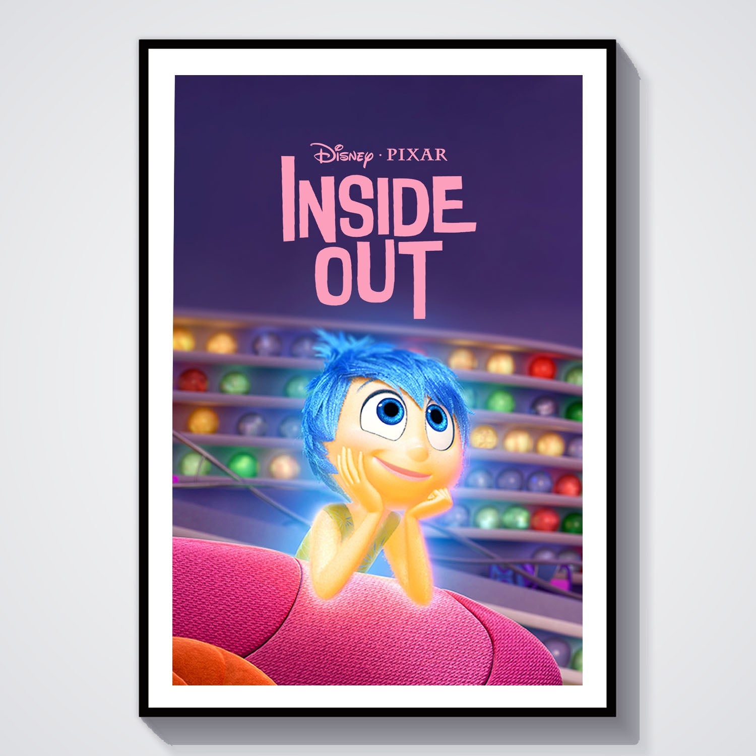 Flex Designs Poster Inside Out 8 x 10" Home Goods - Movie 2015 Movie Poster