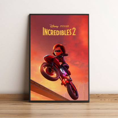 Flex Designs Poster Incredibles 2 5 x 7" Home Goods - Movie 2018 Movie Poster