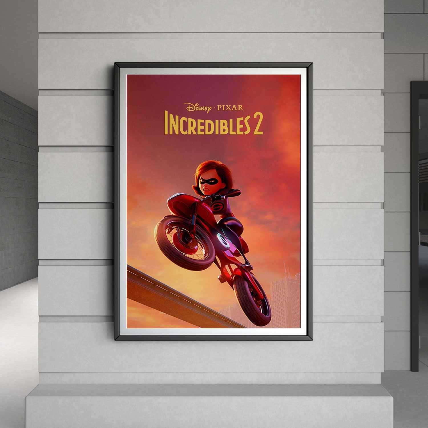 Flex Designs Poster Incredibles 2 8 x 10" Home Goods - Movie 2018 Movie Poster