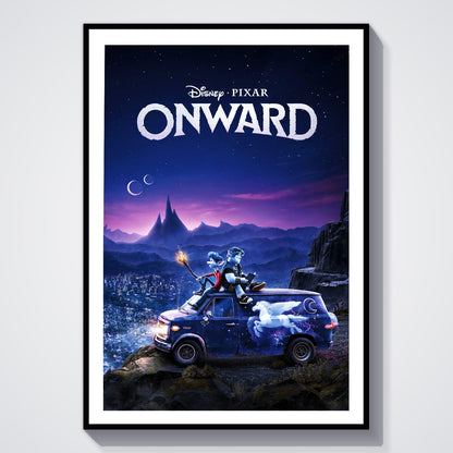 Flex Designs Poster Onward 8 x 10" Home Goods - Movie 2020 Movie Poster