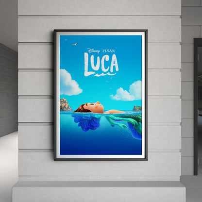 Flex Designs Poster Luca 8 x 10" Home Goods - Movie 2021 Movie Poster