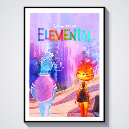 Flex Designs Poster Elemental 8 x 10" Home Goods - Movie 2023 Movie Poster