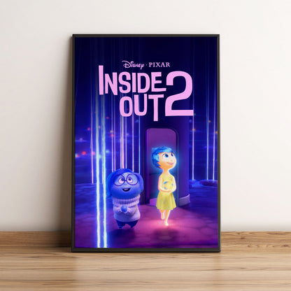 Flex Designs Poster Inside Out 2 5 x 7" Home Goods - Movie 2024 Movie Poster