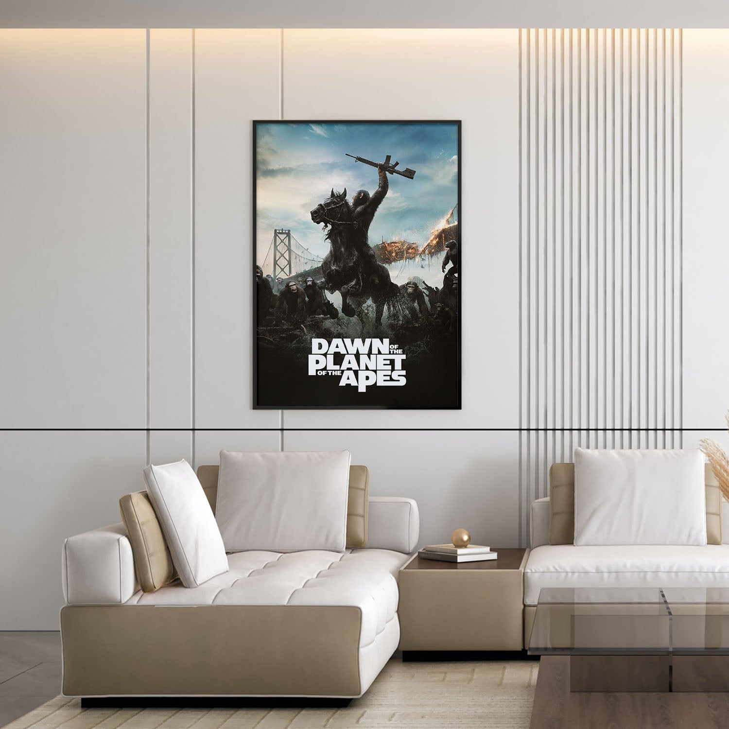 Flex Designs Poster Dawn of the Planet of the Apes 5 x 7" Home Goods - Movie 2014 Movie Poster