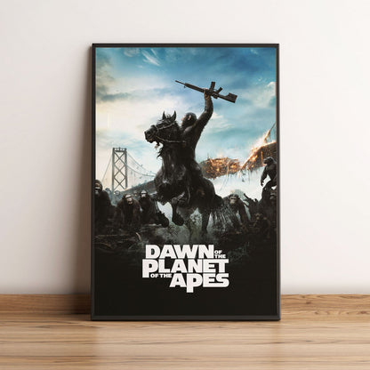 Flex Designs Poster Dawn of the Planet of the Apes 5 x 7" Home Goods - Movie 2014 Movie Poster