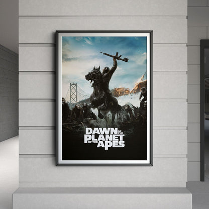 Flex Designs Poster Dawn of the Planet of the Apes 8 x 10" Home Goods - Movie 2014 Movie Poster