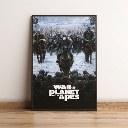 Flex Designs Poster War for the Planet of the Apes 5 x 7" Home Goods - Movie 2017 Movie Poster