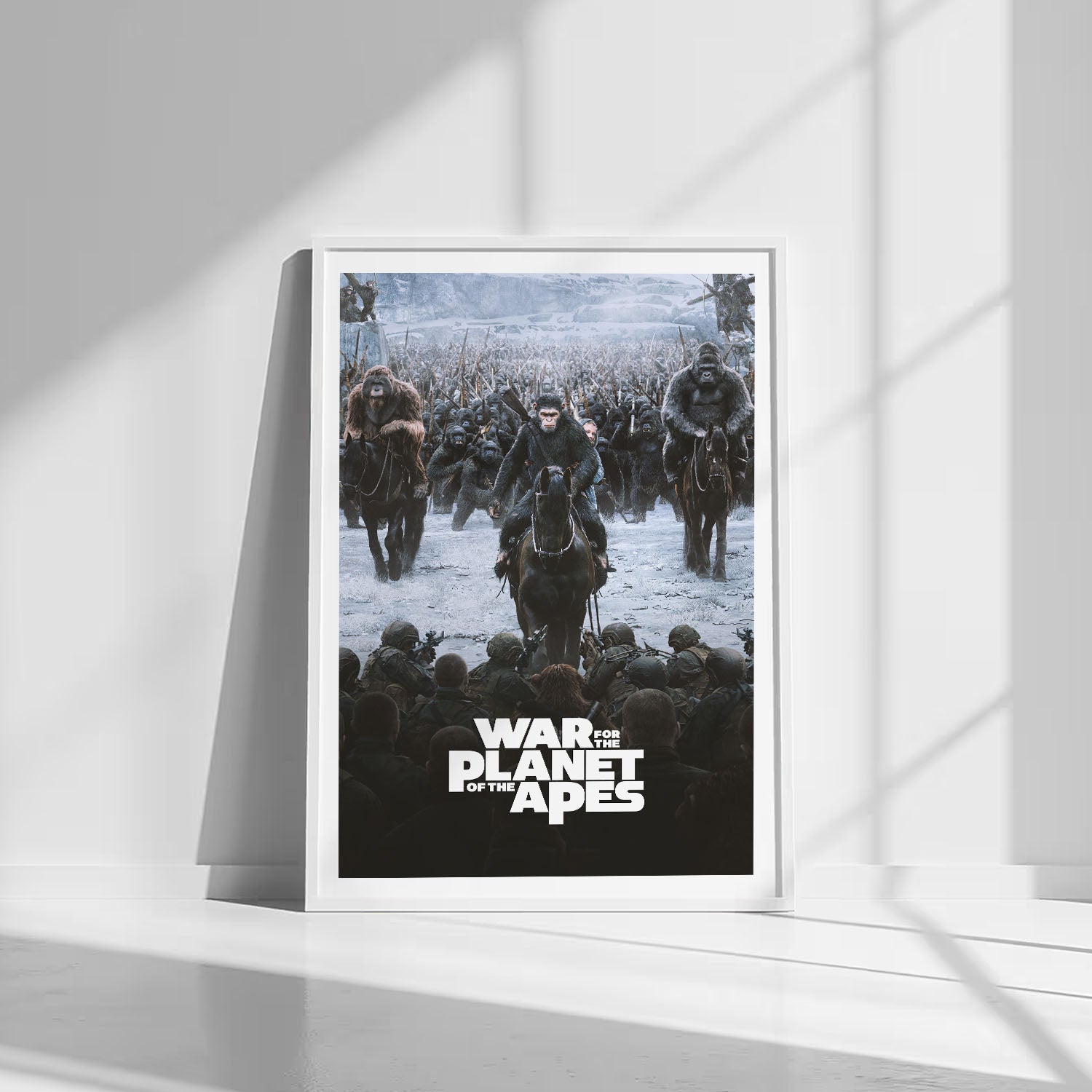 Flex Designs Poster War for the Planet of the Apes 8 x 10" Home Goods - Movie 2017 Movie Poster
