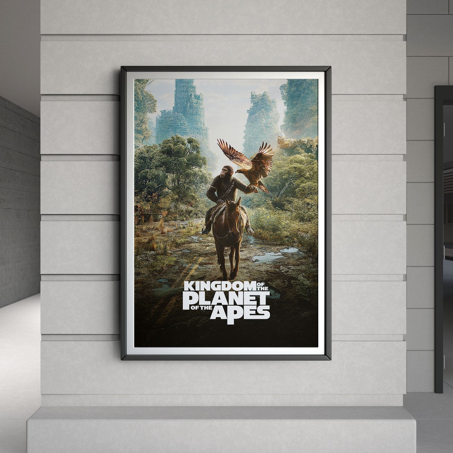 Flex Designs Poster Kingdom of the Planet of the Apes 8 x 10" Home Goods - Movie 2024 Movie Poster