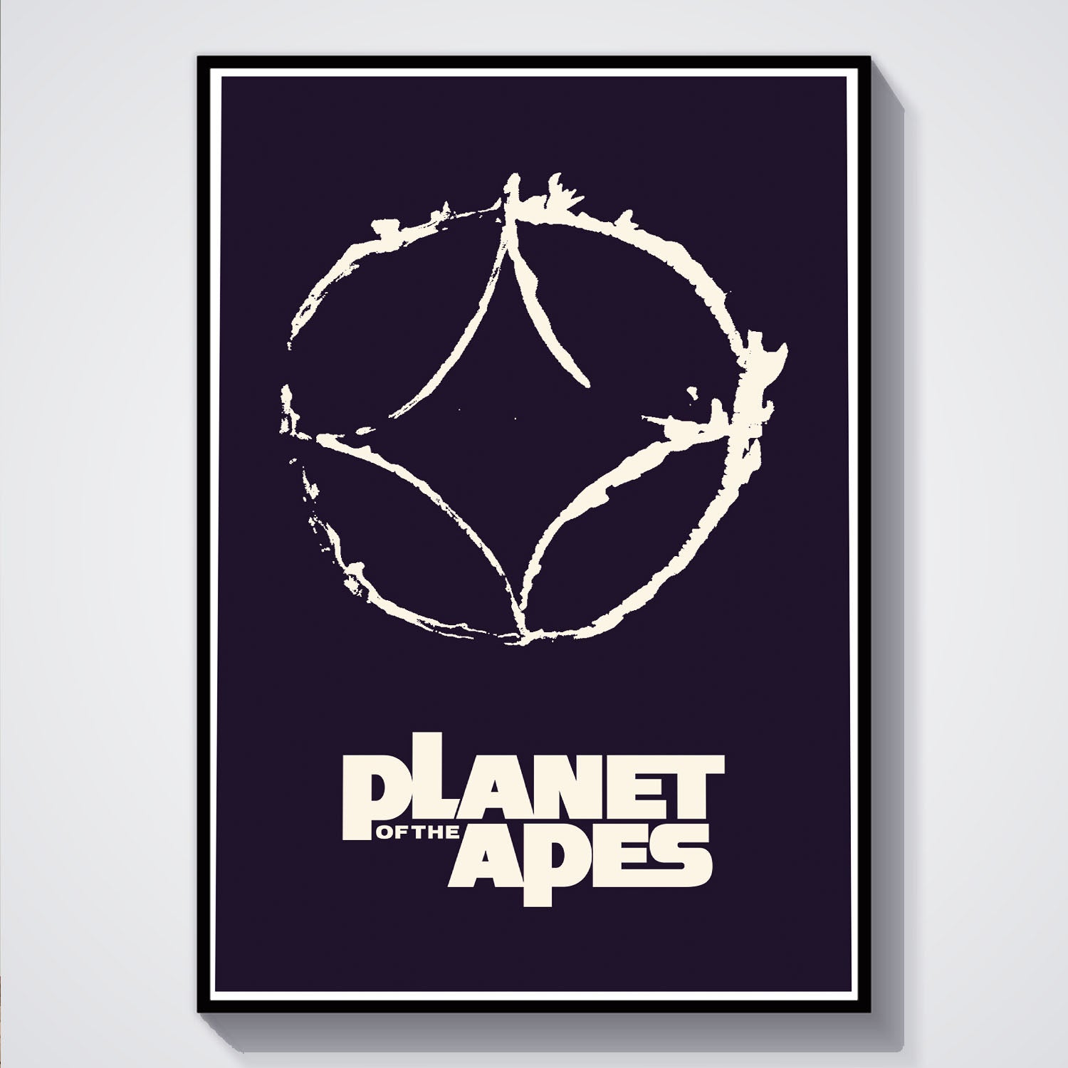 Flex Designs Poster Planet of the Apes Collection Minimalist 5 x 7" Home Goods - Movie  Movie Poster