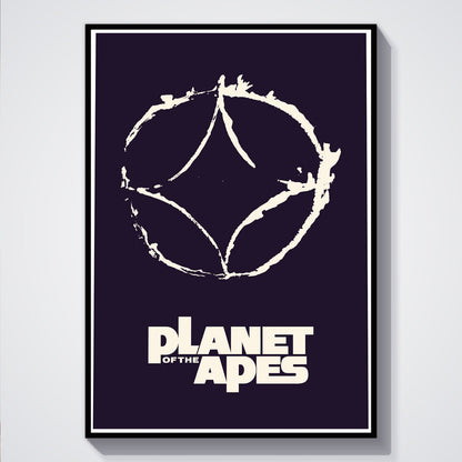 Flex Designs Poster Planet of the Apes Collection Minimalist 5 x 7" Home Goods - Movie  Movie Poster