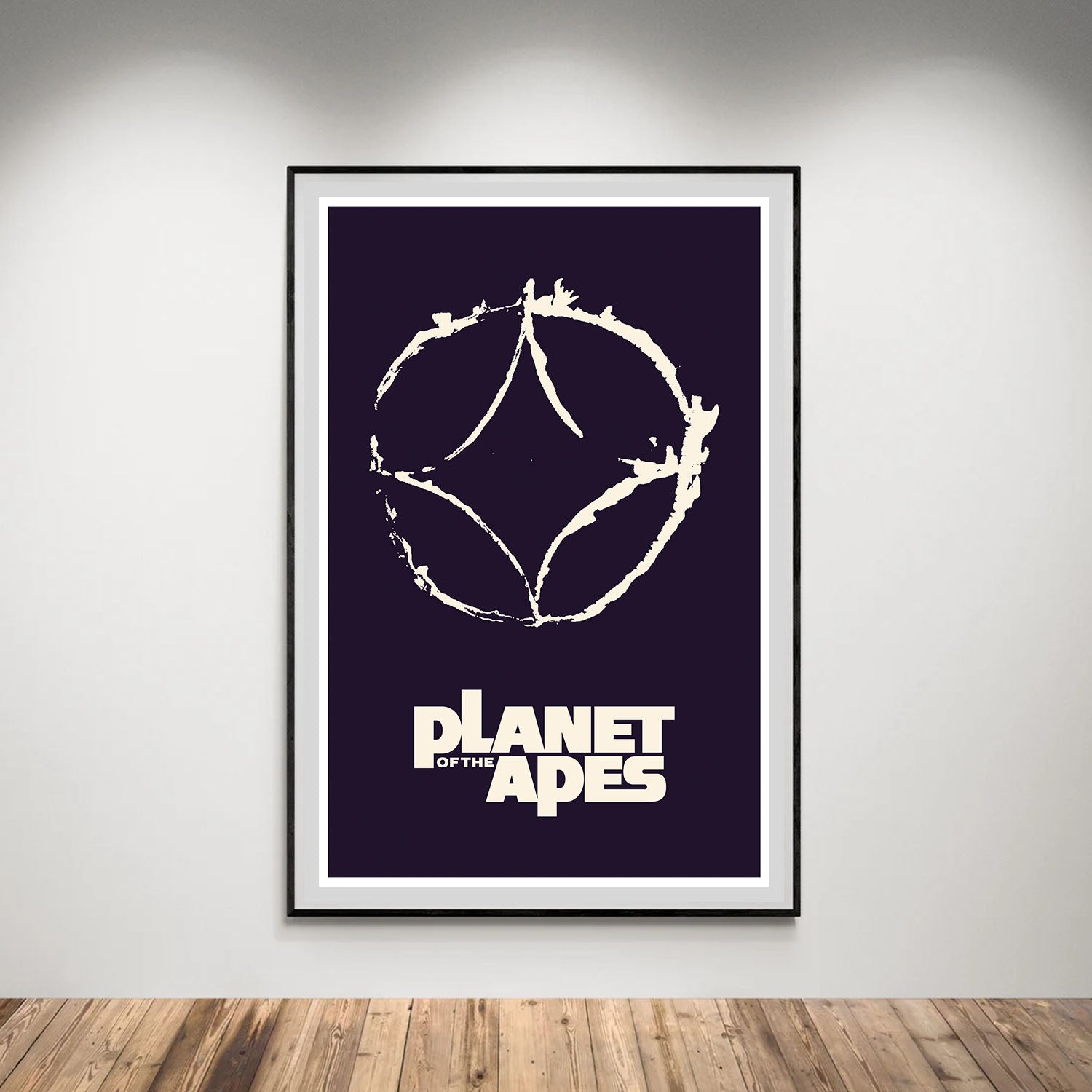 Flex Designs Poster Planet of the Apes Collection Minimalist 5 x 7" Home Goods - Movie  Movie Poster