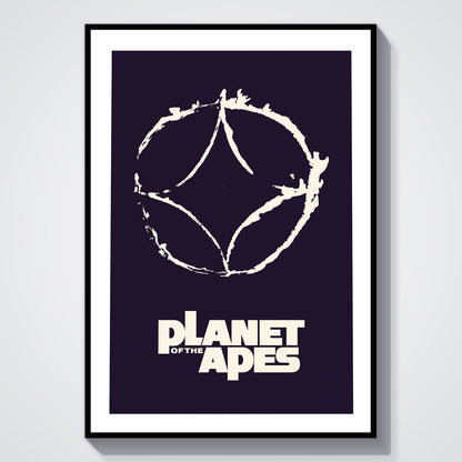 Flex Designs Poster Planet of the Apes Collection Minimalist 8 x 10" Home Goods - Movie  Movie Poster
