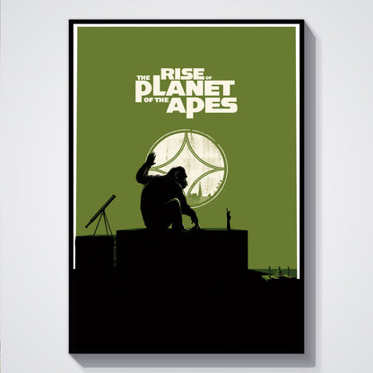 Flex Designs Poster Rise of the Planet of the Apes Minimalist 5 x 7" Home Goods - Movie 2011 Movie Poster