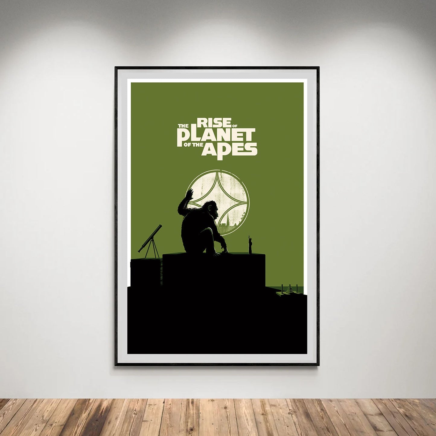 Flex Designs Poster Rise of the Planet of the Apes Minimalist 5 x 7" Home Goods - Movie 2011 Movie Poster