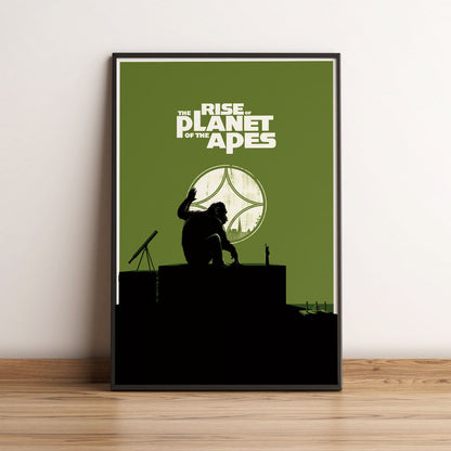 Flex Designs Poster Rise of the Planet of the Apes Minimalist 5 x 7" Home Goods - Movie 2011 Movie Poster