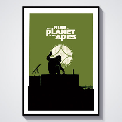Flex Designs Poster Rise of the Planet of the Apes Minimalist 8 x 10" Home Goods - Movie 2011 Movie Poster