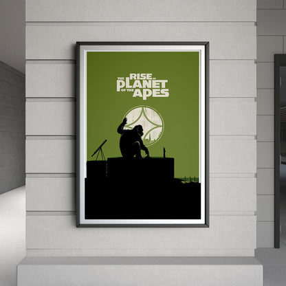 Flex Designs Poster Rise of the Planet of the Apes Minimalist 8 x 10" Home Goods - Movie 2011 Movie Poster