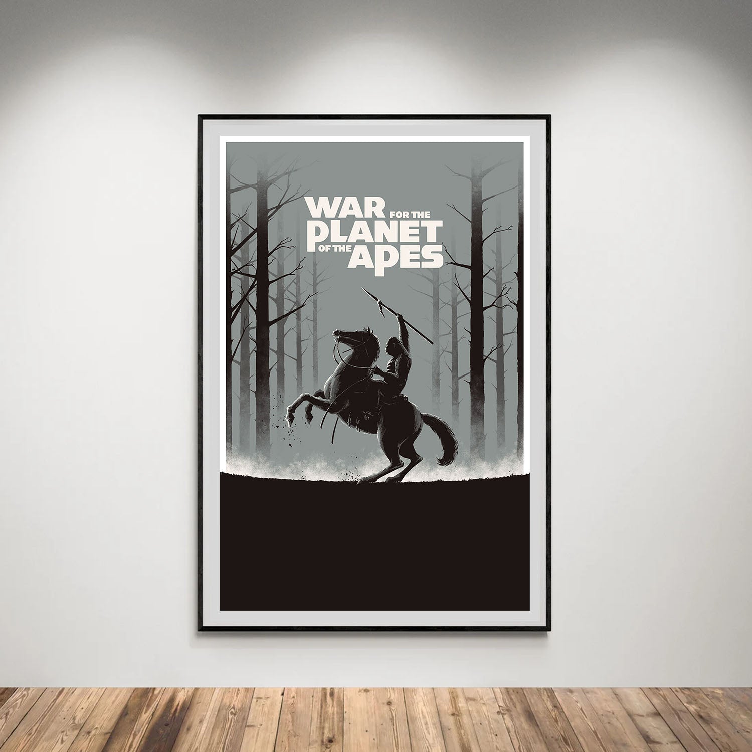 Flex Designs Poster War for the Planet of the Apes Minimalist 5 x 7" Home Goods - Movie 2017 Movie Poster