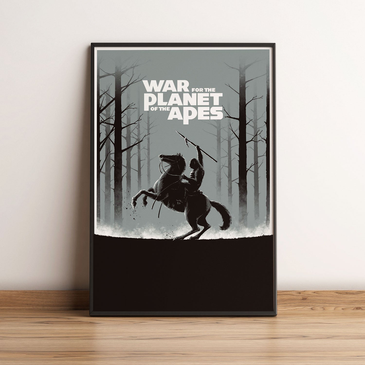 Flex Designs Poster War for the Planet of the Apes Minimalist 5 x 7" Home Goods - Movie 2017 Movie Poster