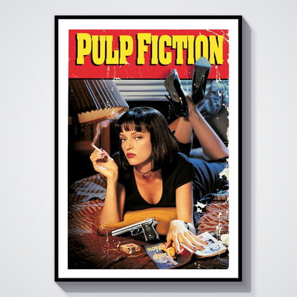 Flex Designs Poster Pulp Fiction Cinematic 8 x 10" Home Goods - Movie 1994 Movie Poster