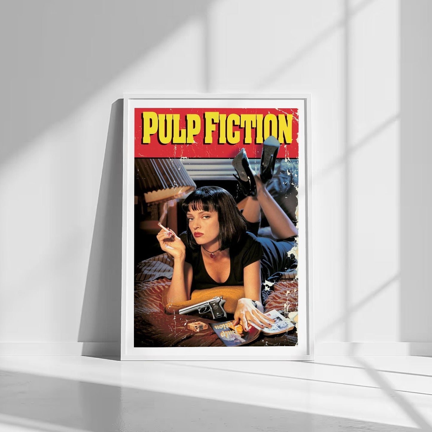 Flex Designs Poster Pulp Fiction Cinematic 8 x 10" Home Goods - Movie 1994 Movie Poster