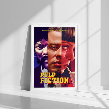 Flex Designs Poster Pulp Fiction Key Art 8 x 10" Home Goods - Movie 1994 Movie Poster