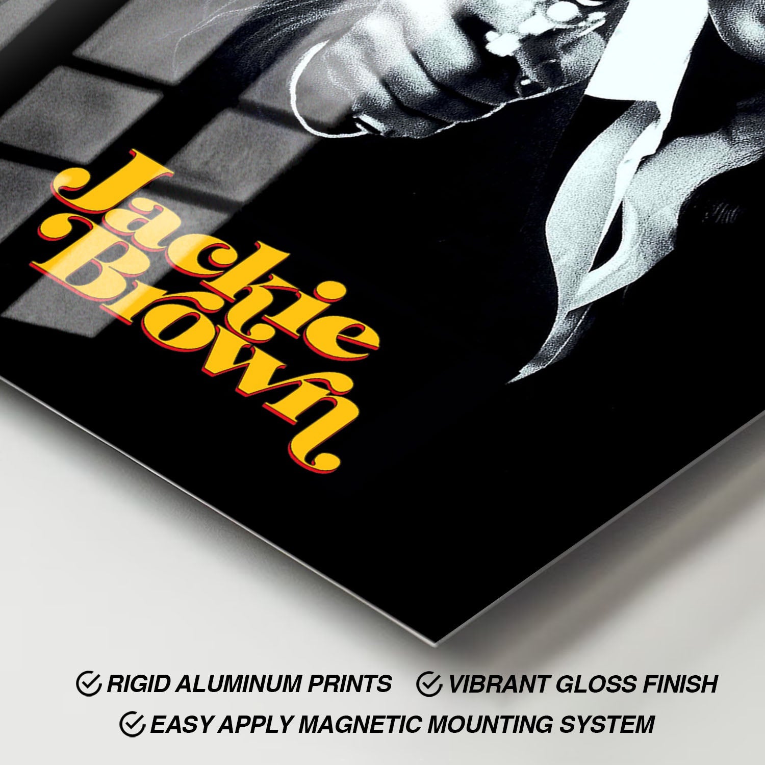 Flex Designs Metal Poster Jackie Brown 11 x 17" Home Goods - Movie 1997 Movie Metal Poster