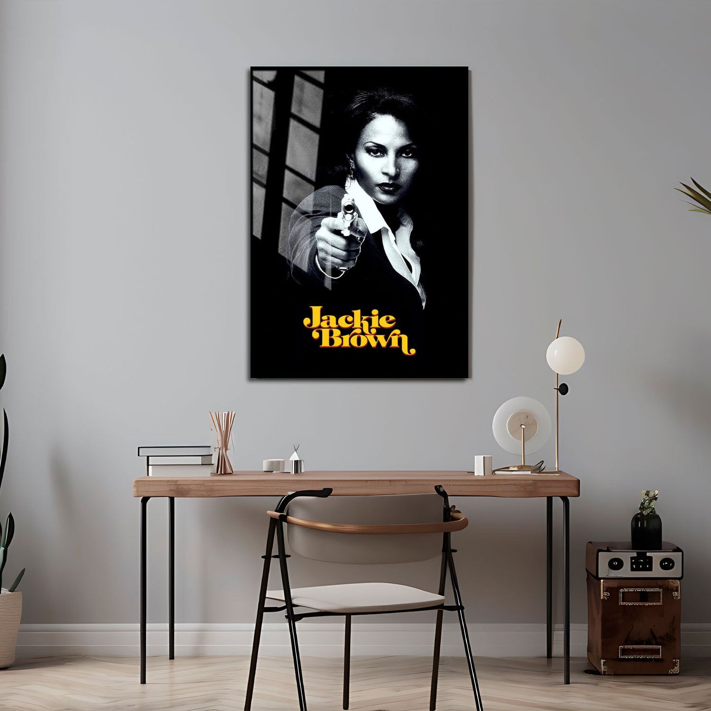 Flex Designs Metal Poster Jackie Brown 24 x 36" Home Goods - Movie 1997 Movie Metal Poster